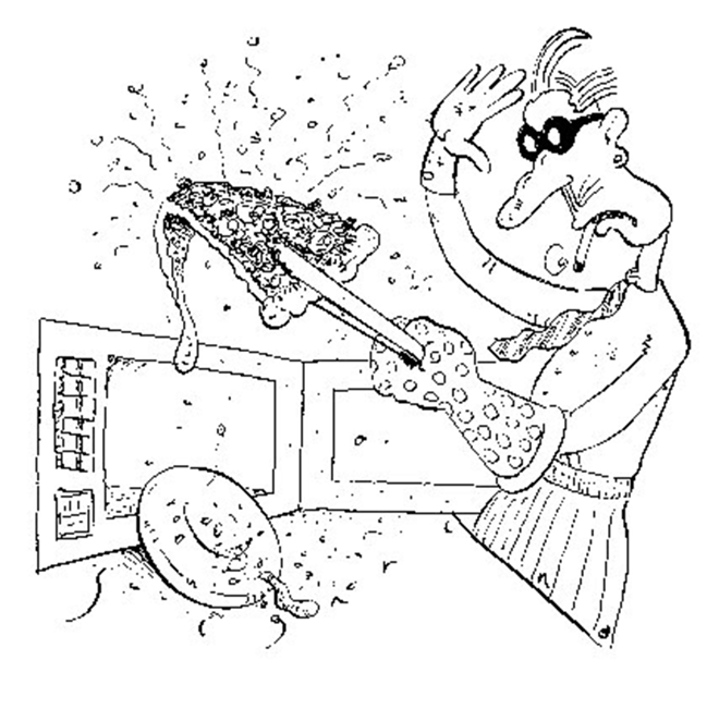 Do microwave ovens kill bacteria? - Illustration by Slug Signorino