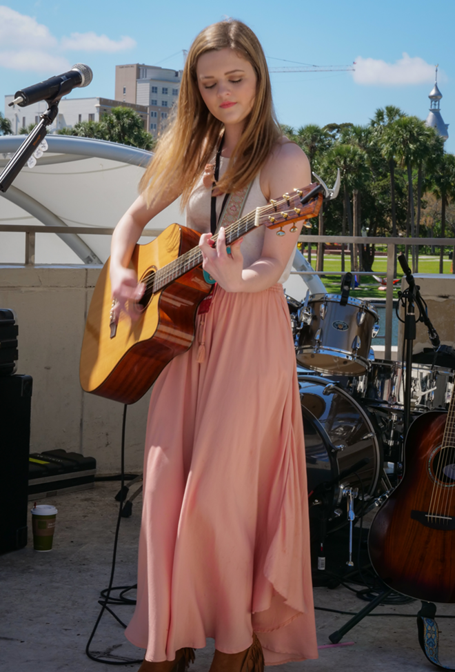 Sarah Morey, who plays The Attic at Rock Brothers Brewing in Ybor City, Florida on June 10, 2018. - Forrest Canaday c/o Gasparilla Music Festival