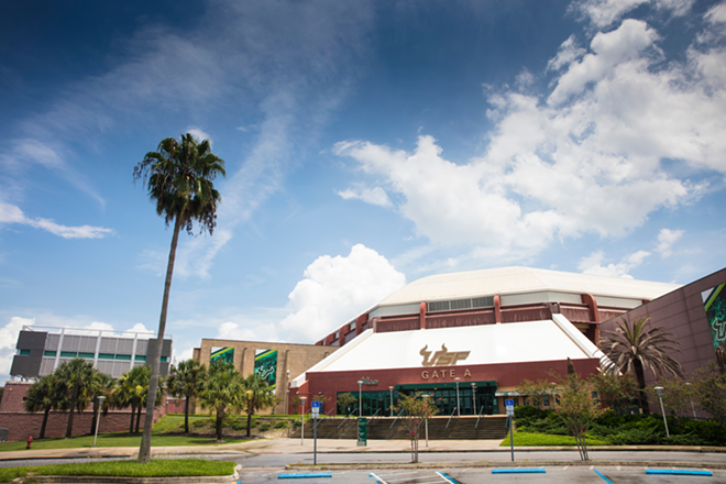 The building the will formerly be known as the Sun Dome. - USF Sun Dome