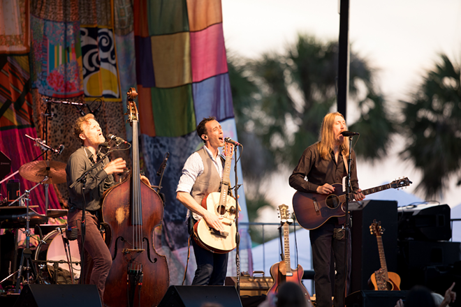 The Wood Brothers play Safety Harbor Songfest in Safety Harbor, Florida on April 1, 2017. - Kamran Malik