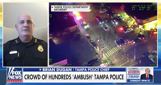 Tampa Police Chief Dugan says protesters ‘ambushed’ officers, but residents argue it was just a weekly party cops ignored