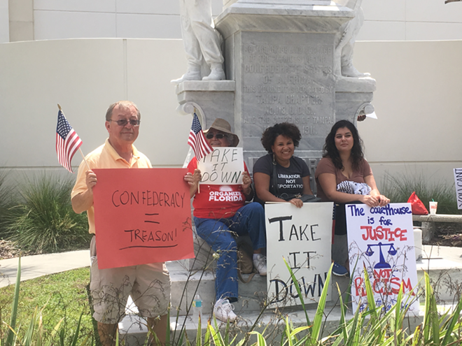 Activists call on Hillsborough County Commission to remove controversial confederate monument (again)
