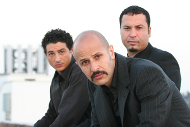 (From left) Aron Kader, Maz Jobrani and Ahmed Ahmed - David Zaugh