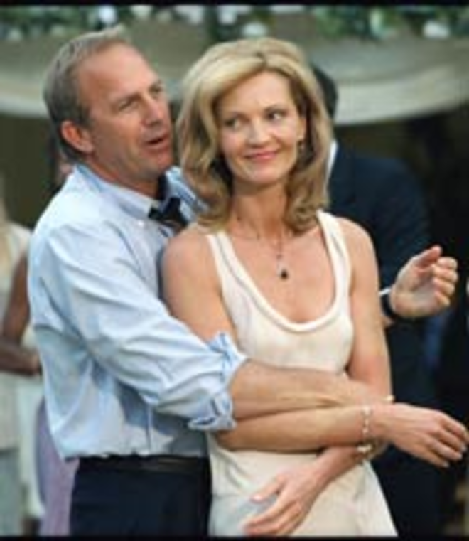Joan Allen and Kevin Costner in The Upside of Anger. - Paul Chedlow/New Line Productions