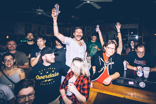 PUP fans at Crowbar in Ybor City, Florida on October 29, 2016. - Anthony Martino