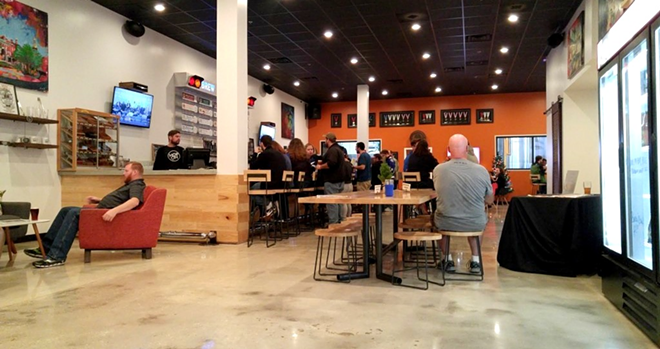 Brew Bus opened its terminal, brewery and new restaurant in the former home of Florida Avenue Brewing Co. - Meaghan Habuda