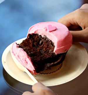 Throughout February, raspberry chocolate chip is among the limited-time Sprinkles flavors. - Courtesy of Sprinkles