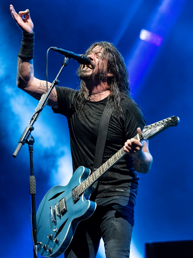 Foo Fighters plays MidFlorida Credit Union Amphitheatre in Tampa, Florida on April 25, 2018. - Chris Rodriguez