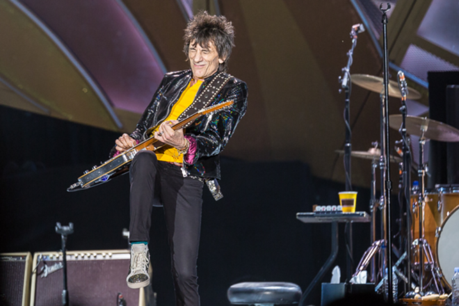 Rom Wood, The Rolling Stones, Citrus Bowl Stadium in Orlando Fri., June 12, 2015 - Tracy May