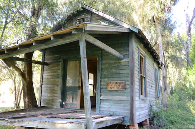 This is a wash house from the WPA era, located along one of the hiking trails at Chinsegut in Brooksville. - Cathy Salustri