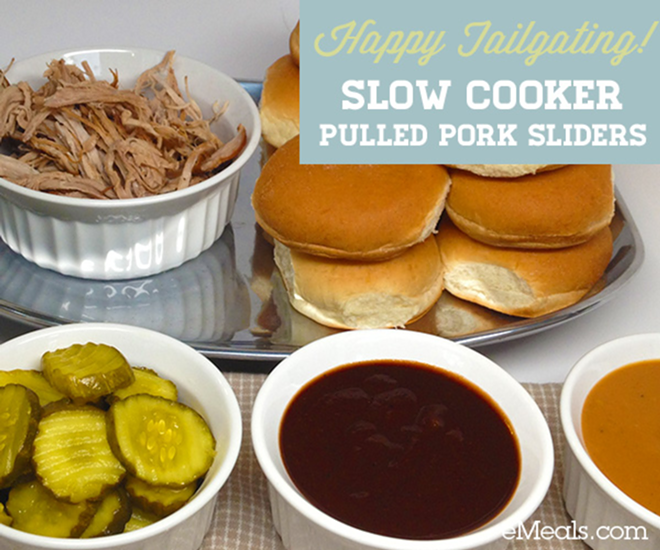 Tailgating tastes: Slow-Cooker Pulled Pork Sliders & more - eMeals