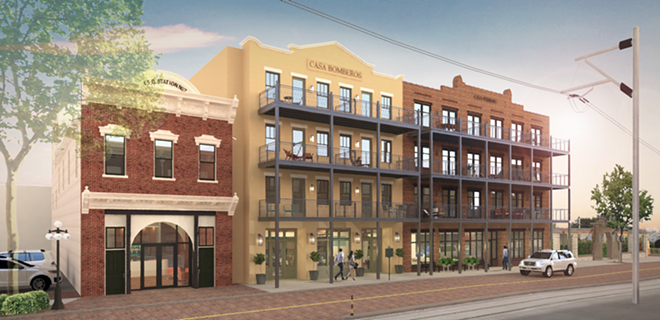 A rendering of proposed mixed-use development at 1313 E. 8th Ave in Ybor City. - c/o Ariel Quintela
