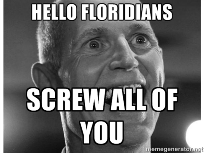 Oh, that's original: Florida sues feds over Obamacare - memegenerator.net