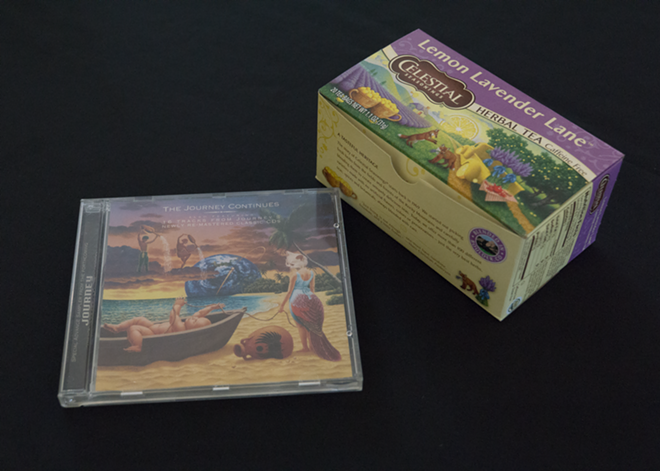 Steven Kenny illustrations: Journey CD cover and Celestial Seasonings tea box. - Jennifer Ring