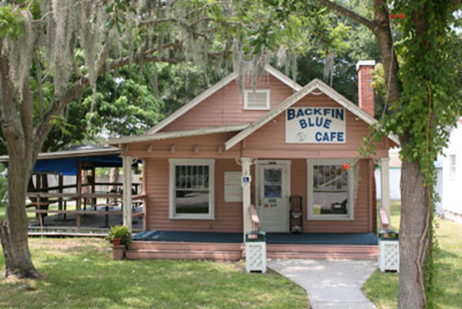 LOVE SHACK: A fish shack restaurant crammed into an old wooden house, Backfin Blue reeks of old Florida charm. - Wayne Garcia