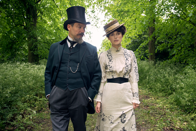 Dominic West as "Willy" and Keira Knightley as Colette in Colette - Credit: Robert Viglasky / Bleecker Street