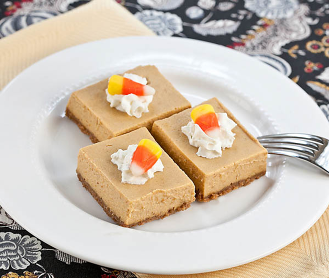 Silky, smooth pumpkin cheesecake laced with spice and a hint of maple. - SUSAN FILSON