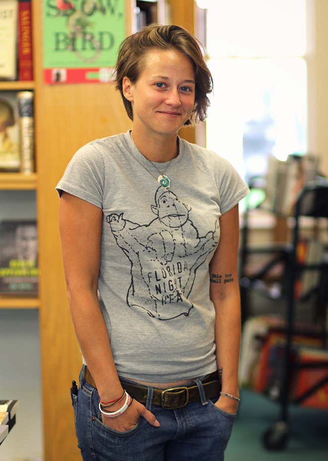 Amanda Hurley has worked for Inkwood Books for over 6 years under old and new ownership. - Brittany Cagle
