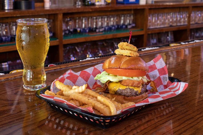 The signature burger is a half-pound combination of fresh filet, short rib and chuck. - Nicole Abbett
