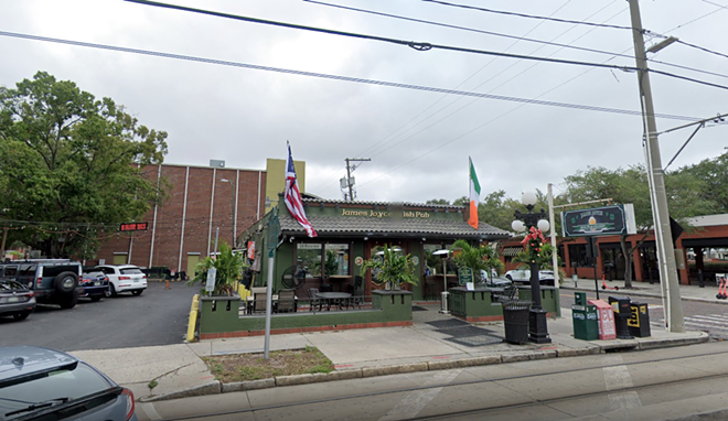 Ybor's James Joyce Irish Pub is boarded up after owner allegedly threatened protesters with paintball gun