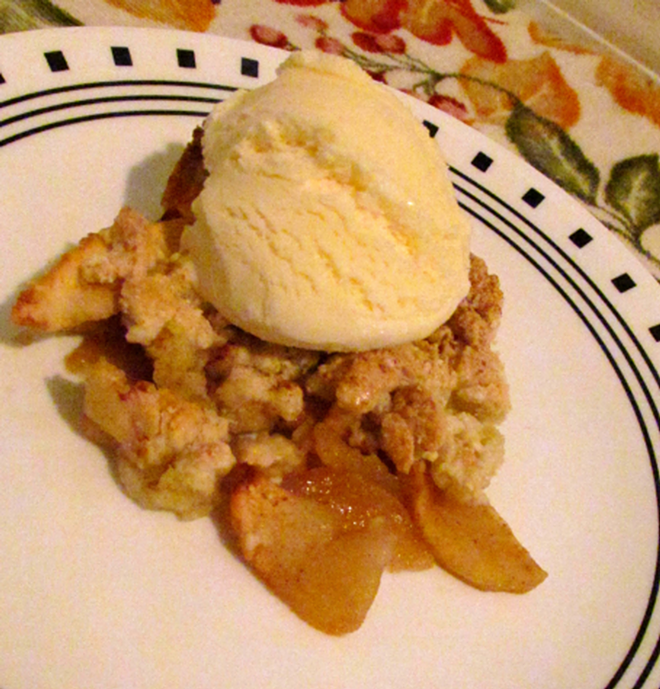 A recipe for apple crisp, straight from Mom's kitchen - Andrea Bailey
