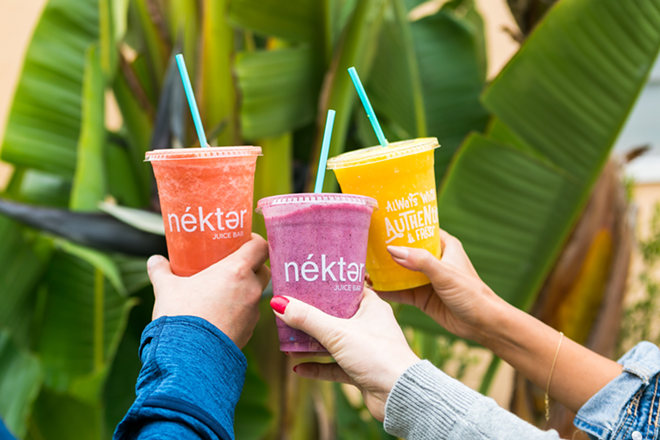 Coming to Tampa Bay, Nékter Juice Bar specializes in a customizable lineup of nutrient-rich juices. - Courtesy of Nékter Juice Bar