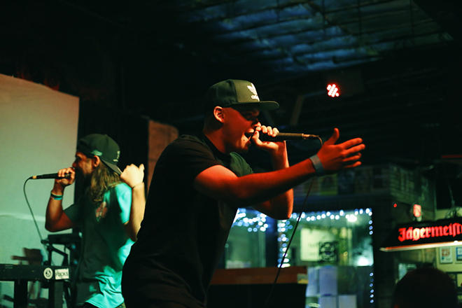 Kent the Rapper and Fluent during Hiphopalooza at Crowbar in Ybor City, Florida on October 5, 2016. - Michael M. Sinclair