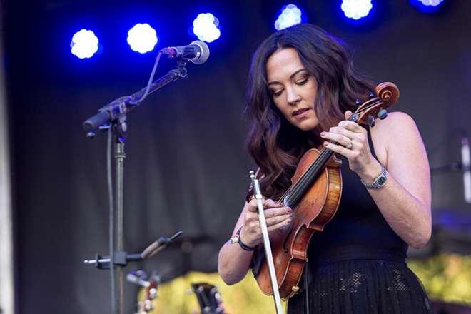 Amanda Shires plays Austin City Limits at Zilker Park in Austin, Texas on October 9, 2016. - Tracy May