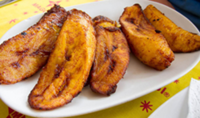 IT’S BANANAS: Ripe plantains are right for frying. - Charles Haynes/WikiMedia