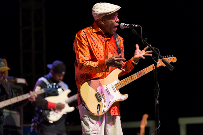 Buddy Guy plays Tampa Bay Bluesfest at Vinoy Park in St. Petersburg, Florida on April 7, 2017. - Tracy May