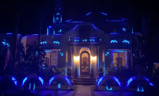 This South Tampa home's Halloween lights are, once again, extremely good