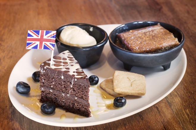 The Yeoman's Dessert is a yummy mashup of British classics. - Chip Weiner
