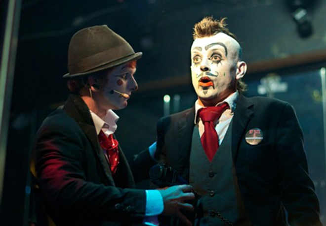 Having over 25 years of performing experience, collectively, founders Tyler Sutter and Carl Skenes debuted the 20 Penny Circus in April 2010 - LIsa Tighe