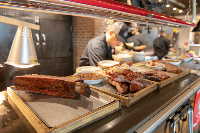 The extensive menu is under the watchful eye of chef Anthony Masters and pitmaster Lee Jasper. - Nicole Abbett