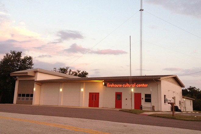 PLAIN BEIGE NO MORE: The Firehouse Cultural Center in Ruskin as it looks now. - FIREHOUSE CULTURAL CENTER