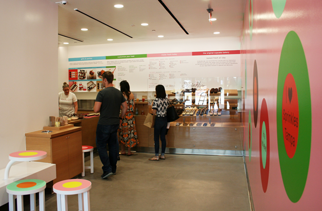 In Tampa, the 19th location from the California-founded Sprinkles is colorful and intimate. - Meaghan Habuda