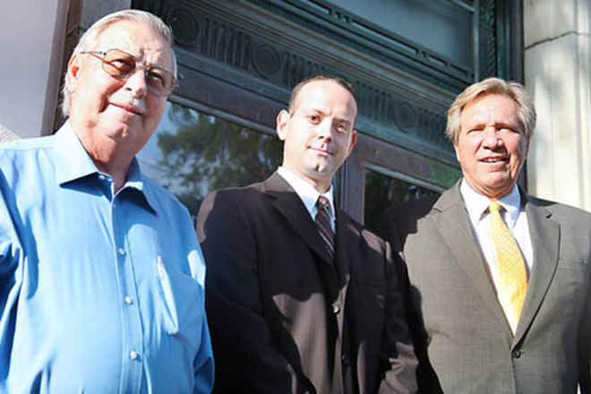 Bob Kersteen (on the left) ran for City Council in 2011 (Charlie Gerdes & Josh Shulman are also shown) - Phil Bardi