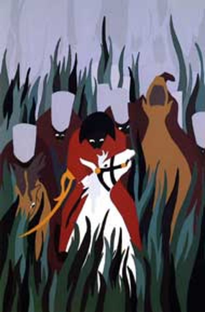 "The Capture," Jacob Lawrence, Museum of Fine Arts - 169;2005 The Estate of Gwendolyn Knight