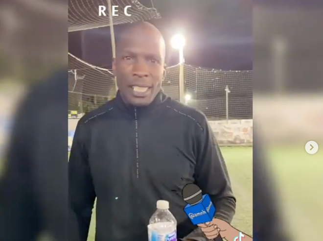 Chad Johnson lost $2,000 in a pick-up soccer game in Tampa last night
