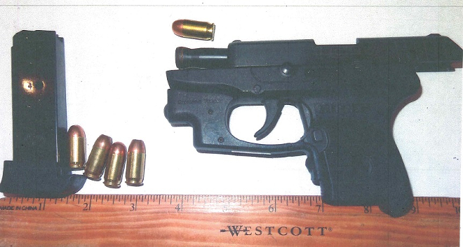 This gun is a thing you should not try to bring onto an airplane, but also a thing someone tried to bring on an airplane in Tampa. - Courtesy of the Transportation Security Administration