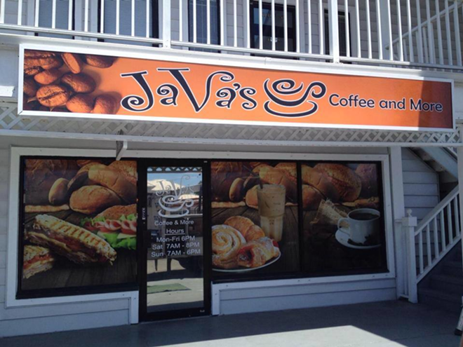 Java's, the latest coffee joint to launch in Palm Harbor, is open from 7 a.m. to 8 p.m. Monday through Friday, and 8 to 8 Saturday and Sunday. - Java's Coffee & More via Facebook