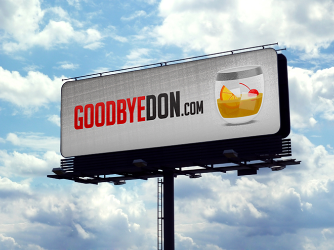 Spot the Mad Men billboard on I-275 until the show's finale May 17. - Dunn&Co.