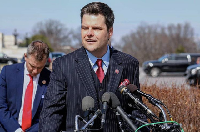 Florida Rep. Matt Gaetz can't go a State of The Union without doing something dumb