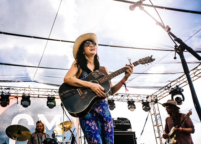 Nikki Lane, who plays WMNF's Alt Country Hoedown at Skipper's Smokehouse in Tampa, Florida on January 26, 2019. - Ysanne Taylor c/o Gasparilla Music Festival