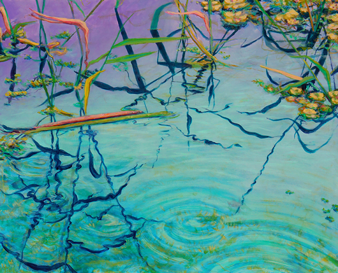 Nathan Beard's Pond's Edge drawings and paintings are every reason we're excited about his Wetland to Studio art class at DFAC. - Nathan Beard