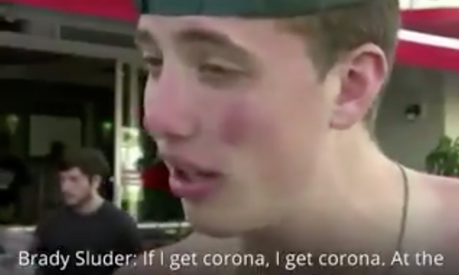 Florida spring breaker apologizes after saying he doesn’t care if he gets coronavirus