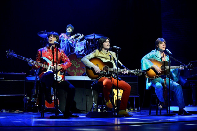 An acoustic performance by the cast of "Let It Be" - PHOTO BY PAUL COLTAS