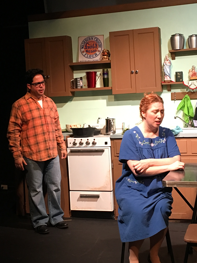 Betty (Lisa Negron) and Harold (Omar Negron) share a difficult moment. - Alexis Roberts