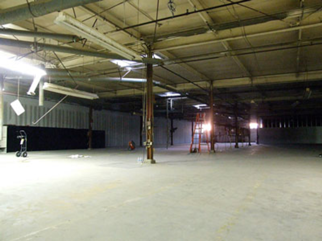 BLANK CANVAS: The Gala Corina collective has 30,000 square feet of warehouse space to work with in the former home of Gulf Millwork & Fixture in Ybor City.  - Dan Rojas/ Gala Corina