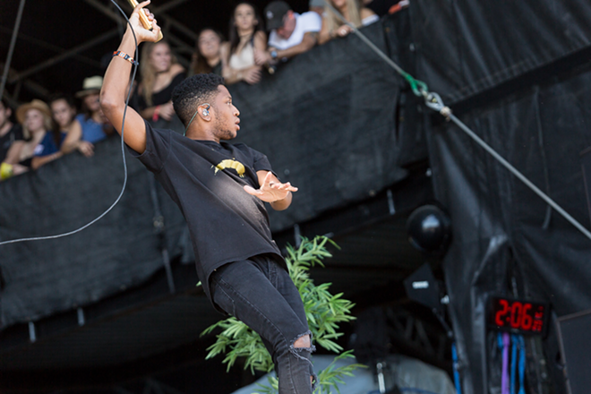 Gallant plays Austin City Limits at Zilker Park in Austin, Texas on October 9, 2016. - Tracy May